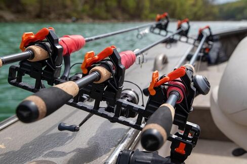 YakAttack SideStage Pro Rod Rack with LockNLoad Mounting System (RHM-1007) | Kayak Fishing Accessories in Kuwait