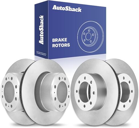 استبدال دوارات الفرامل الأمامية والخلفية من AutoShack لـ 2009-2024 Ram 2500 3500 5.7L 5.9L 6.4L 6.7L V8 4WD RWD 4-PC Set in Saudi Arabia
