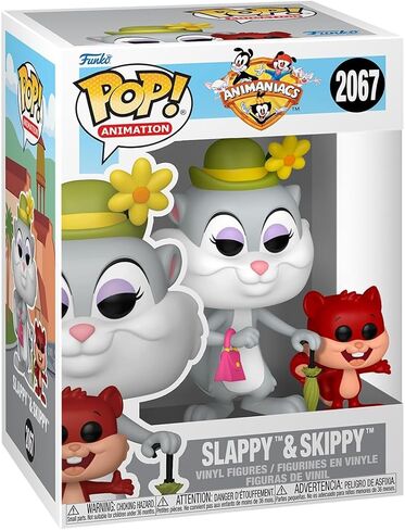 فانكو بوب! & Buddy: Animaniacs - Slappy & Skippy - مجسم من الفينيل قابل للتجميع - فكرة هدية - بضائع رسمية - ألعاب للأطفال والكبار - محبي الرسوم المتحركة - مجسم نموذجي لهواة الجمع in Kuwait