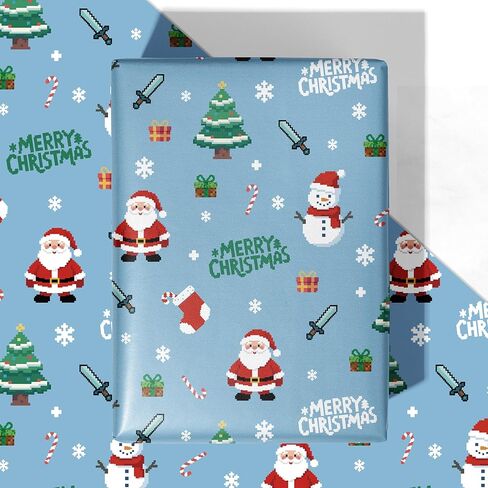 WRAPLULU Nutcracker Christmas Wrapping Paper - 4 Jumbo Sheets, 28 * 40 Inches - Yellow Xmas Gift Wrapping Paper with Festive Soldiers, Bow Snowflake, Perfect for Kids Adults in Saudi Arabia