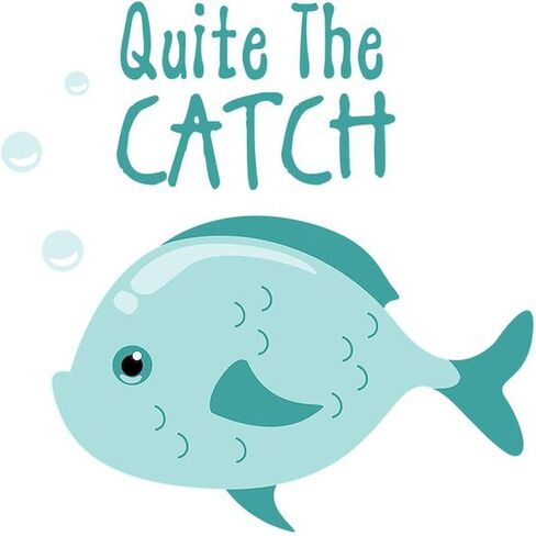 شاشة CafePress Quite The Catch مقاس 5.5 بوصة ذات مصد مغناطيسي دائري للسيارة in Saudi Arabia