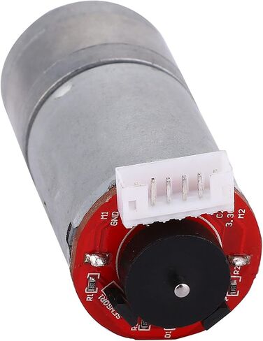 مجموعة الروبوت، محرك تروس التشفير DC12V مع دعامة تثبيت، محرك مغناطيسي 65 مم لنموذج روبوت السيارة الذكية الذي يمكنك صنعه بنفسك، محرك مُجهز، محرك كهربائي in Saudi Arabia