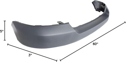 MBI AUTO - Primered, Front Bumper Upper Valance Cover Cap for 2004 2005 2006 Ford F150 Pickup 04-06, FO1000562 in Saudi Arabia