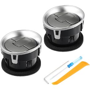 X AUTOHAUX 2 Pcs Dashboard Louver AC Heater Air Vent CL3Z19893EA Front Interior AC Vent Louvre for Ford F150 Lobo 2009-2014 in Saudi Arabia