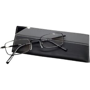 Calabria R753 Designer Rectangle Metal Reading Glasses +0.50 Gold Men Women One Power Reader Trendy Stylish Vintage Eyeglass in Saudi Arabia