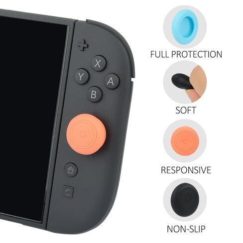 إكسسوارات لملحقات حزمة الأسرة لنظام ألعاب نينتندو سويتش OLED، حقيبة حمل وواقي شاشة، 4 عبوات مقابض جوي كون وعجلات القيادة، غطاء حافظة، حامل حامل، شاحن جوي كون ومور سويتش أوليد in Kuwait
