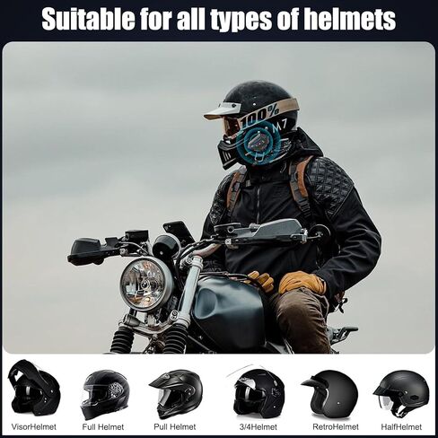 OBEST Motorcycle Helmet Bluetooth Headset 2-Way Motorcycle Intercom Headset with DSP Noise Cancellation Glove-Friendly Controls HI-FI Sound IPX6 Waterproof Universal Fit with Almost Helmet in Saudi Arabia