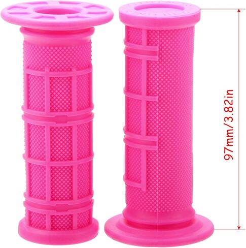 TTR50 Grips, 3/4 Handlebar Grips for TTR50 TT-R50 TT-R50E Kid Bikes 3/4" Half-Waffle Handle Bar Soft Grip Throttole Tube Accessories with Tube (Pink) in Saudi Arabia