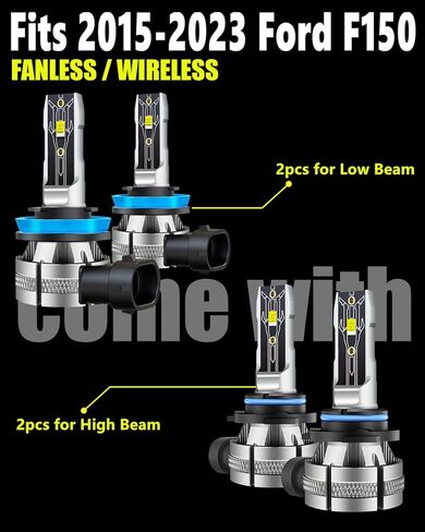 9006 HB4 High-Efficiency Lighting Bulbs Halogen Powersports 9006 Fog Light Blub Low Beam Replacement,Super Bright Non-polarity 6000K Cool White,Plug and Play,Pack of 2 in Saudi Arabia