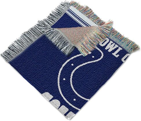 Northwest NFL Indianapolis Colts Woven Tapestry Throw Blanket, 48" x 60", Commemorative in Saudi Arabia