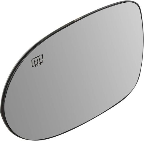 DNA Motoring OEM-MG-0101 68000023AA Factory Style Left Side Mirror Glass w/Heated Power Heated Folding Compatible with 07-12 Caliber, 07-17 Compass/Patriot in Saudi Arabia