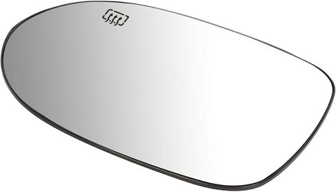 DNA Motoring OEM-MG-0101 68000023AA Factory Style Left Side Mirror Glass w/Heated Power Heated Folding Compatible with 07-12 Caliber, 07-17 Compass/Patriot in Saudi Arabia
