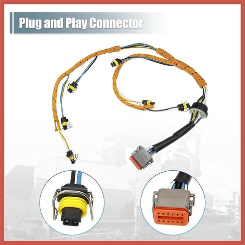 ACROPIX Engine Fuel Injector Wiring Harness for CAT for Caterpillar C7 Engine Excavator 2225917 Fuel Injector Wiring Harness Assembly Car Parts in Saudi Arabia