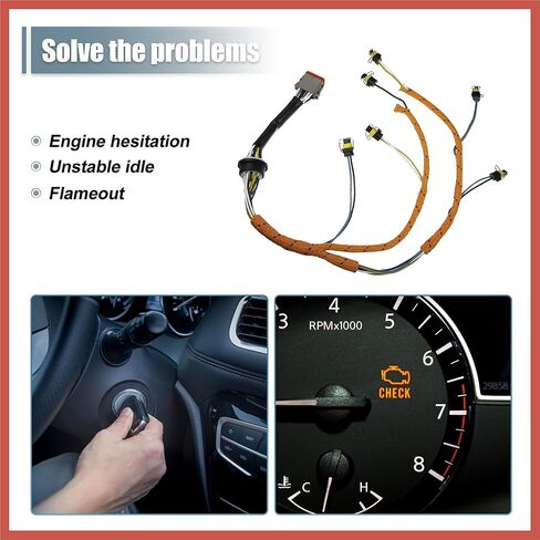 ACROPIX Engine Fuel Injector Wiring Harness for CAT for Caterpillar C7 Engine Excavator 2225917 Fuel Injector Wiring Harness Assembly Car Parts in Saudi Arabia
