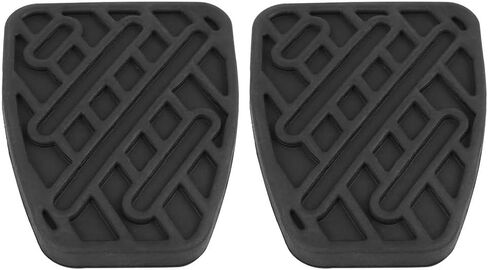 X AUTOHAUX Pair Black Rubber Brake Clutch Pedal Pad Cover for Nissan Qashqai 2007 2008 2009 2010 2011 2012 2013 2014 2015 2016 46531JD00A in Saudi Arabia