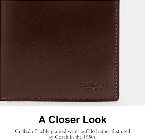 Coach Coin Wallet, Charcoal/Black in Saudi Arabia