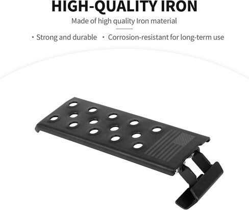 JeCar Dead Pedal Left Side Foot Rest Kick Panel Compatible with Jeep Wrangler JL JLU 2018-2023 & Gladiator JT, American Flag (NOT Fit 4xe Model) in Saudi Arabia
