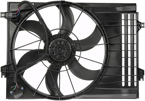 Engine Cooling Fan Assembly 1PC Replaces 253801F382 for Kia Sportage 2.7L 2009 2010, for Hyundai Tucson 2.7L 2009 in Saudi Arabia