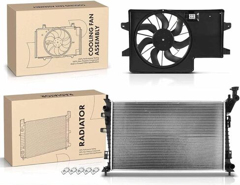 Replacement Parts for Radiator&Cooling Fan Assembly Kit for Ford Focus 2008 2009 2010 2011 L4 2.0L Mod-AP88P-41127 in Saudi Arabia