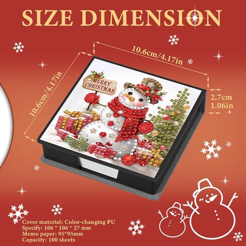 Diamond Art Kits for Adults Sticky Note Holder, Diamond Painting Notes Box Diamond Dots Decoration Gem Arts and Diamond Office Desk Supplies Contains 160 Sheets of Paper Hummingbird in Saudi Arabia