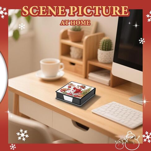 Diamond Art Kits for Adults Sticky Note Holder, Diamond Painting Notes Box Diamond Dots Decoration Gem Arts and Diamond Office Desk Supplies Contains 160 Sheets of Paper Hummingbird in Saudi Arabia