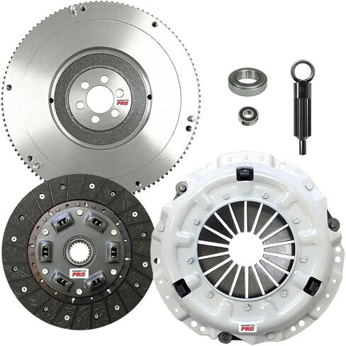 طقم القابض ClutchMaxPRO Performance Stage 2 مع دولاب الموازنة متوافق مع 1984-1988 Toyota 4Runner 1980-1988 Pickup 2.4L 22R 22RE 2L 2LT غاز، ديزل (CP16057HDFW-ST2) in Saudi Arabia