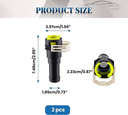 D651-61-240 Cooling Heater Water Hose Connector 2Pcs Leak-Proof Cooling System Connector with Secure Seal for Mazda 2/3/5/6 2004-2012 Models Car Repair Kit Replacement in Saudi Arabia