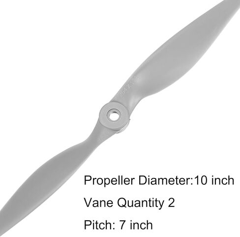 MECCANIXITY 6Pcs 7x5 Inch Propeller RC Propellers 2-Vane Blades Props Gray with Adapter Rings for RC Airplane Aircraft Prop Replacement in Kuwait