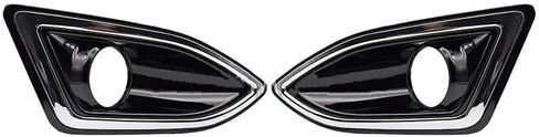 Fog Lights Headlight Fog Lamp Cover Grill Bezel Front Bumper Fog Light For Ford For Edge 2015 2016 2017 2018 Car Fog Lamp in Saudi Arabia