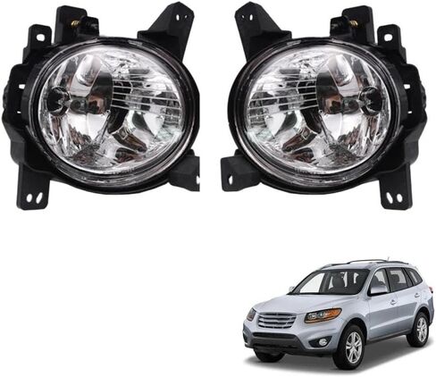For Hyundai For Santa Fe 2011 2012 Car Front Bumper Fog Lights Assembly Driving Lamp Fog Light Car Fog Lamp in Saudi Arabia