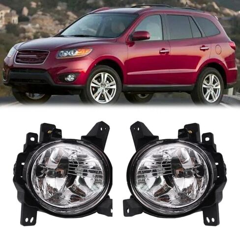 For Hyundai For Santa Fe 2011 2012 Car Front Bumper Fog Lights Assembly Driving Lamp Fog Light Car Fog Lamp in Saudi Arabia