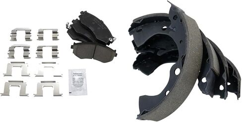 Front Rear Brake Pads Ceramic Hardware Compatible with 2001-2006 Nissan Sentra in Saudi Arabia