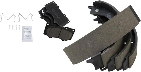 Front and Rear Brake Pads Ceramic Compatible with 2005-2021 Toyota Tacoma in Saudi Arabia