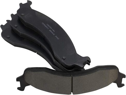 Front and Rear Brake Pads Ceramic Hardware Compatible with 1995-1997 Ford F250 1995-1997 F350 1995-2006 E250 1995-2000 E350 Econoline Club Wagon 1995-2004 E350 Super Duty in Saudi Arabia
