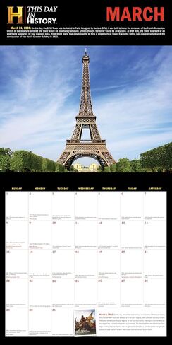 2026 History Channel This Day in History Wall Calendar: 365 Remarkable People, Extraordinary Events, and Fascinating Facts (Moments in HISTORY™ Calendars) in Saudi Arabia