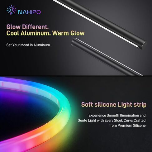 Smart LED Corner Floor Lamp – 16 Million DIY Colors, 68+ Scenes, Music Sync, App & Remote Control, Ambient Color-Changing Light for Living Rooms, Bedrooms & Gaming Rooms (1 Pack) in Saudi Arabia