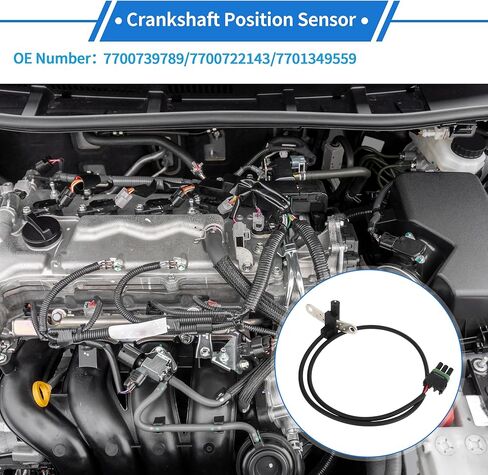 1 Pc Crankshaft Position Sensor for JEEP Cherokee XJ 2.5 4.0 4x4 1986-1990 Sturdy Metal Plastic Black Engine Crank CKP Sensor in Saudi Arabia