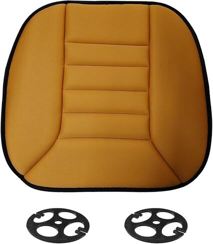 Car Seat Cushion Pad, Memory Foam Automotive Butt Cushion with Non-Slip Silicone Bottom, Breathable Driver Seat Protector for Vehicle, Home and Office Chairs (Black) in Saudi Arabia