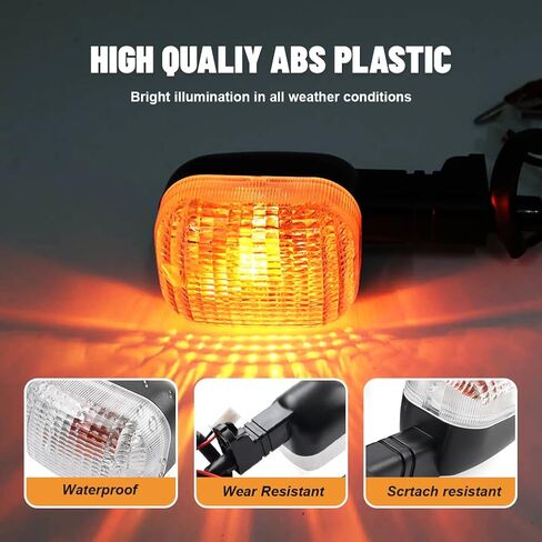 FSFY Rear Turn Signal Indicator Lamp Blinker Light Plastics White Motorbike for Yamaha ZUMA 50/50F/50X/50FX 12-19 BWS 125 09-23 in Saudi Arabia