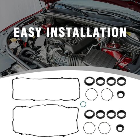 VS50919 Engine Valve Cover Gasket Set, Replacement for Dodge Durango Ram Replacement for Chrysler Pacifica Voyager Replacement for Jeep Grand Cherokee, Replaces VC1184G in Saudi Arabia