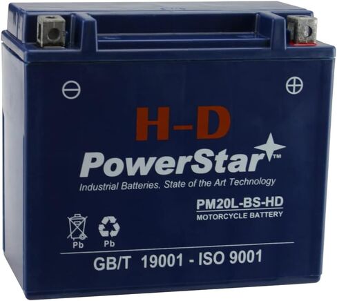 بطارية H-D PowerStar FAYTX20L لسيارة Harley-DAVIDSON 65989-97C - ضمان لمدة 3 سنوات in Kuwait