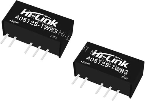 DC DC Convertor A0512S-1WR3 5pcs/Lot 5V 1W Dual Output Isolation Adjustable Power Supply Module in Kuwait