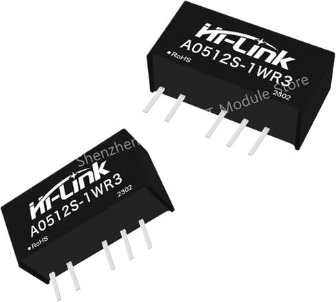 DC DC Convertor A0512S-1WR3 5pcs/Lot 5V 1W Dual Output Isolation Adjustable Power Supply Module in Kuwait