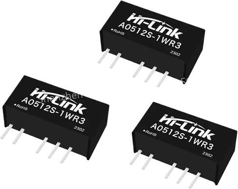 DC DC Convertor A0512S-1WR3 5pcs/Lot 5V 1W Dual Output Isolation Adjustable Power Supply Module in Kuwait