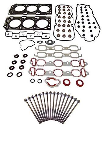 DNJ HGB1143 Cylinder Head Gasket Set with Head Bolt Kit for 1999-2002 Chrysler 300M 3.5L 3497cc 215cid V6 SOHC in Saudi Arabia