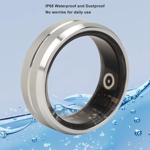 Smart Ring Health Tracker, Health Ring Smart Ring with APP, Waterproof Fitness Tracker Ring for Women & Men, Fitness Sleep Heart Rate Tracker Smart Ring in Saudi Arabia