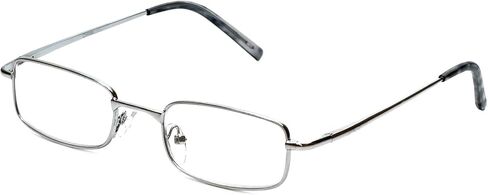 Calabria R753 Designer Rectangle Metal Reading Glasses +0.50 Gold Men Women One Power Reader Trendy Stylish Vintage Eyeglass in Saudi Arabia