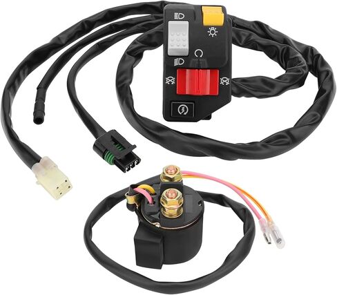 M MATI Handlebar & Starter Relay Switch for Honda TRX250EX 250EX 2001-2005 35020-HN6-003 35100-HM8-000 35850-HM8-A41 in Saudi Arabia