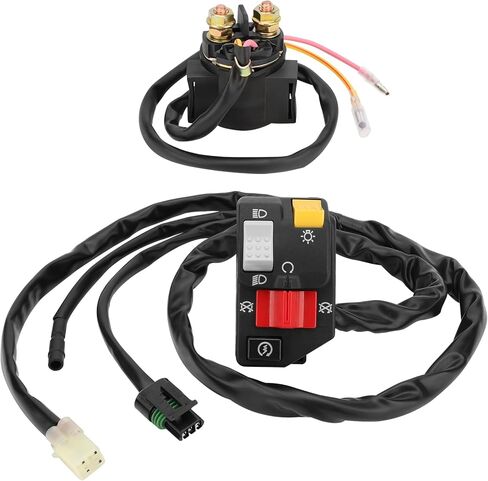 M MATI Handlebar & Starter Relay Switch for Honda TRX250EX 250EX 2001-2005 35020-HN6-003 35100-HM8-000 35850-HM8-A41 in Saudi Arabia