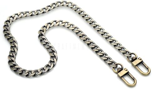 CRAFTMEMORE Purse Chain Strap, Crossbody Iron Chain Handle, Shoulder Handbag Replacement Cosmetic Clutch Mini Pochette Accessories (23.6 Inches - EM23L, Gold) in Saudi Arabia